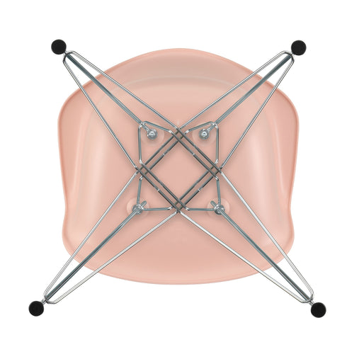 Cadeira de Braços em Plástico Eames DAR / Base Cromada